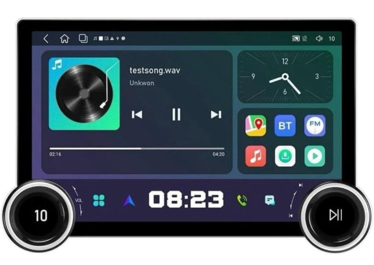 GENFRID presents "Gemstone diamond 2k 360°,4GB ROM+64GB RAM ,car play ,sim support ,DSP Car Stereo (Double Din)