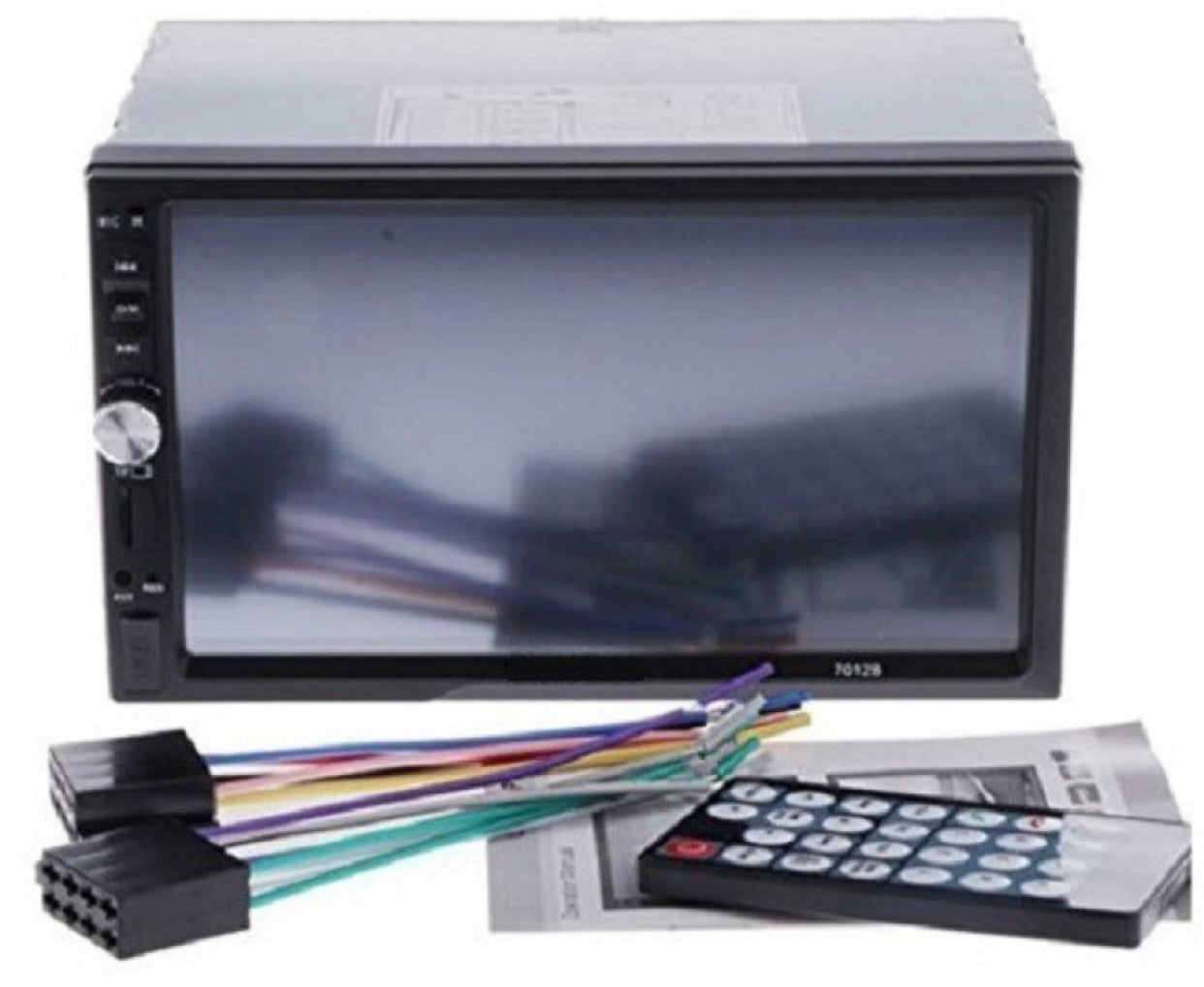 GENFRID " Full HD Touch Stereo + HD Reverse Camera Bluetooth/Remote /FM/USB/AUX/SD Car Stereo (Double Din)