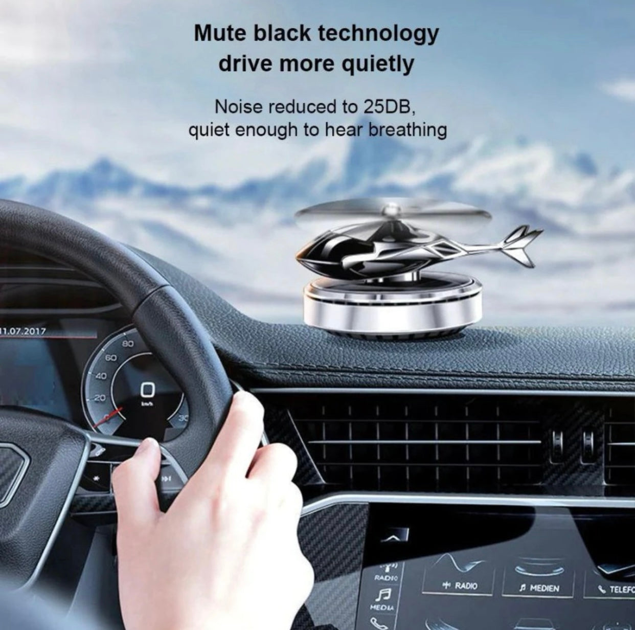 Genfrid Solar Airplane Design Car Perfume Car Freshner