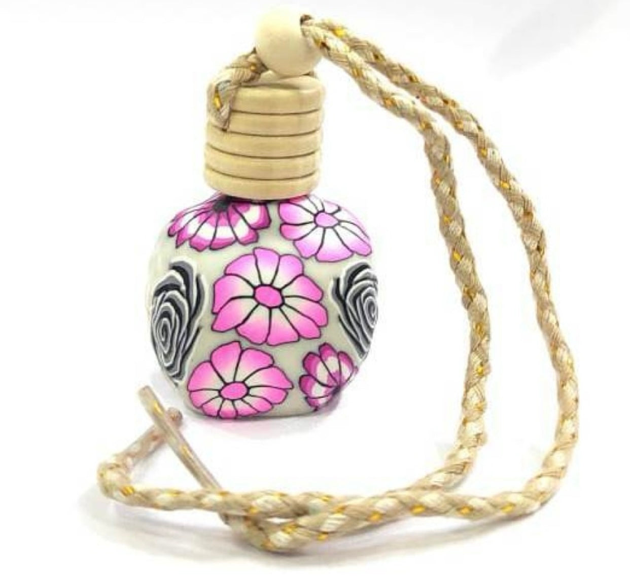 Genfrid Car Air Freshener ,Hanging Perfume Bottle Diffuser for Cars (Pack Of 2)