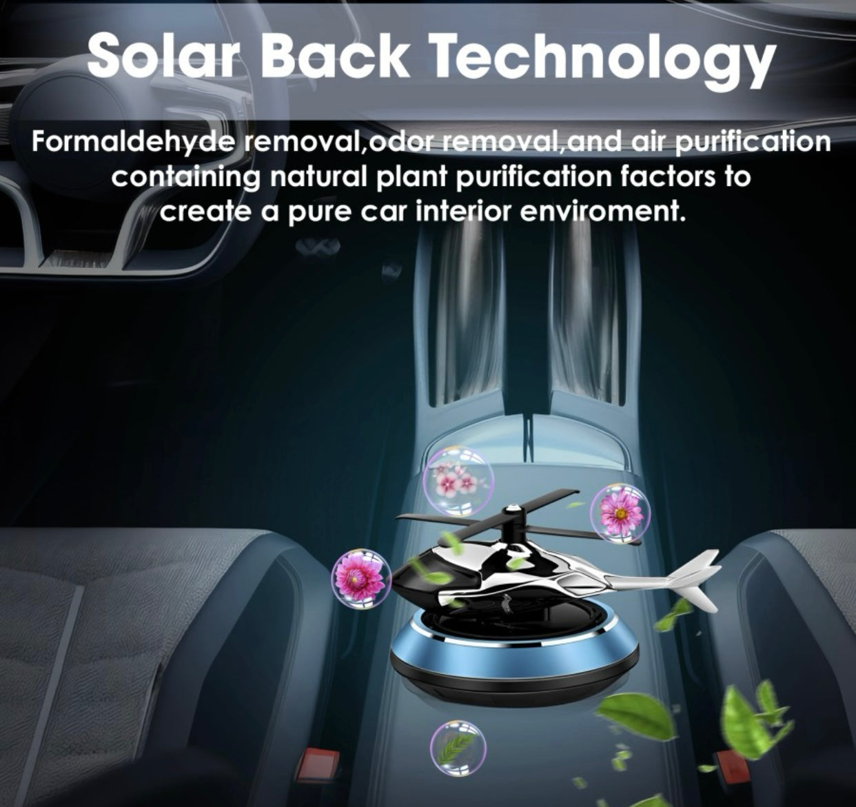 Genfrid Solar Airplane Design Car Perfume Car Freshner
