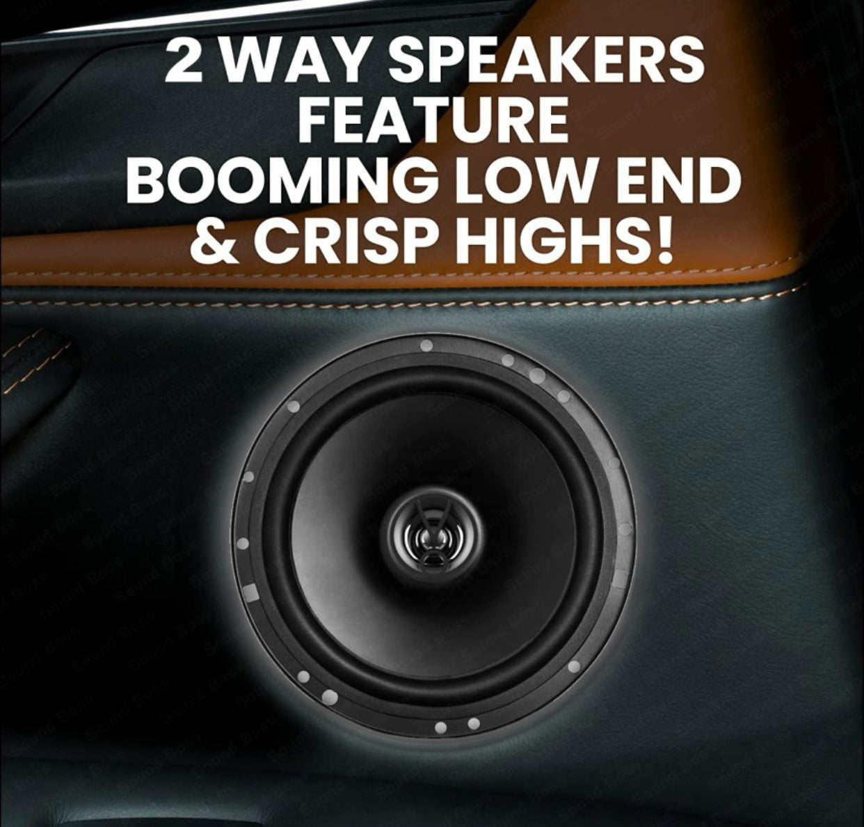 Genfrid (6 inch) Premium 2 Way 70 Watts RMS Coaxial Car Speaker (350 W)