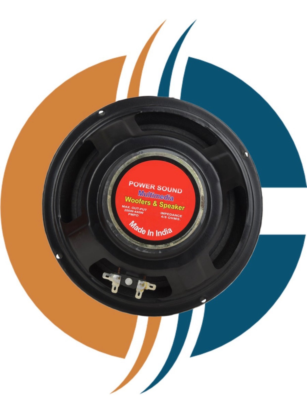 Genfrid 8"inch woofer audio speaker 8" HI-Fi Sound Woofer 4 ohm 200watt Magnet(90×17) black Component Car Speaker (150 W)