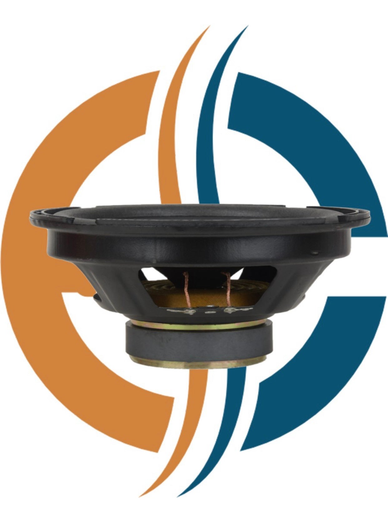 Genfrid 8"inch woofer audio speaker 8" HI-Fi Sound Woofer 4 ohm 200watt Magnet(90×17) black Component Car Speaker (150 W)
