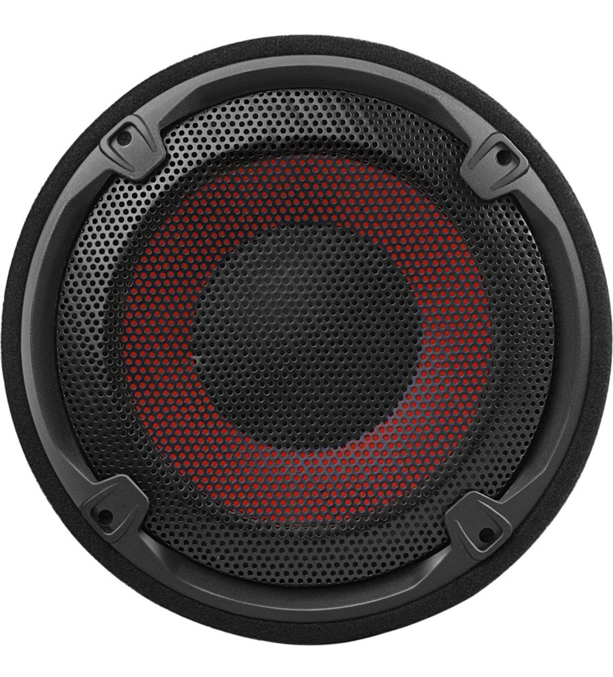 Genfrid (10 inch) Active Round Car Bass tube With Inbuilt Imported Amplifier Subwoofer (Powered , RMS Power: 400 W)