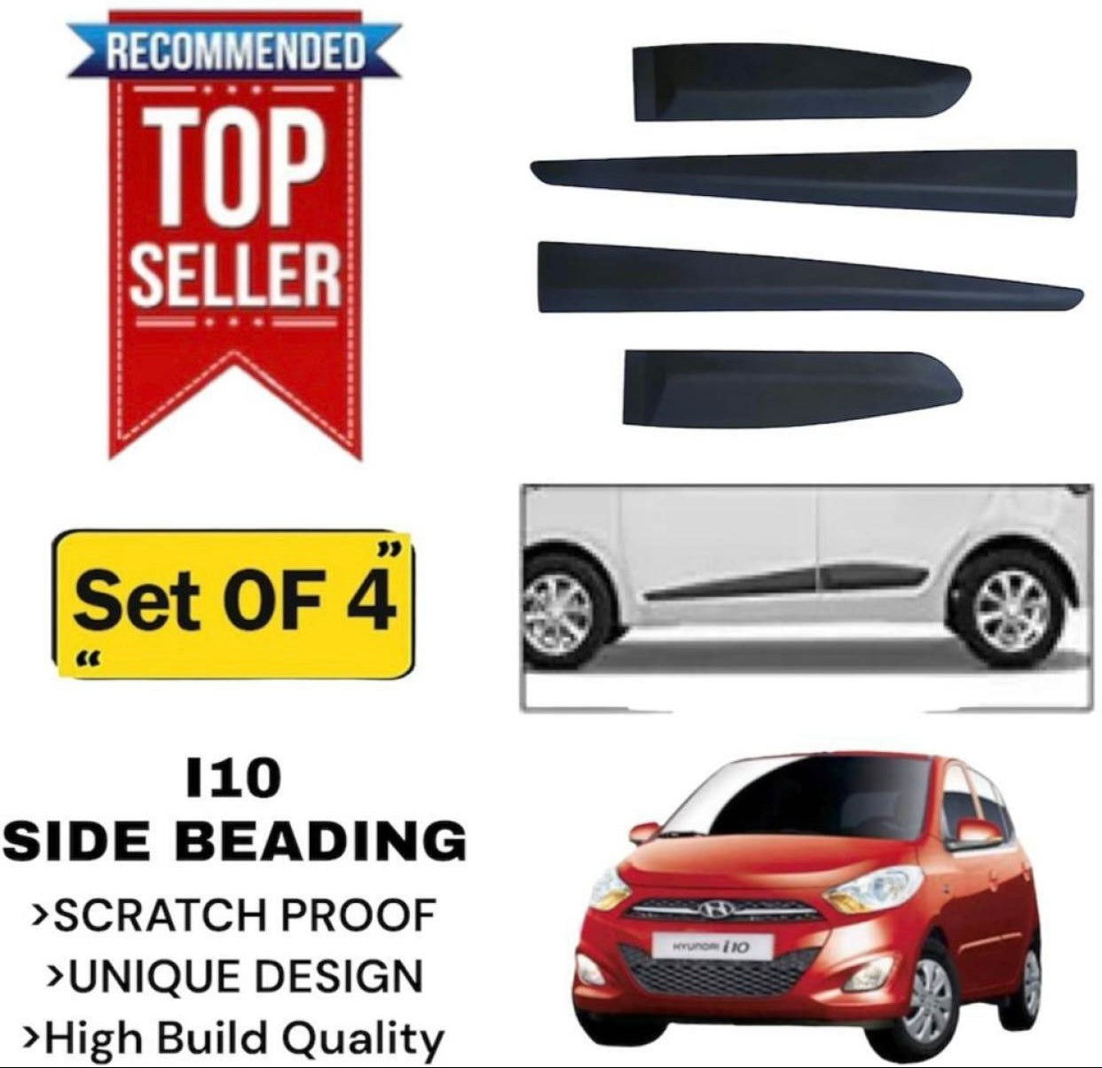 Genfrid Premium Quality Car Side Beading/Car Door Guards/Door Beading For Hyundai I10