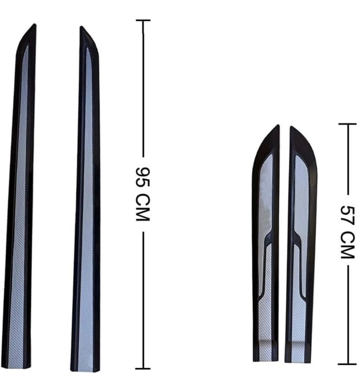 Genfrid Premium Quality Car Side Beading/Car Door Guards/Door Beading For Tata Punch