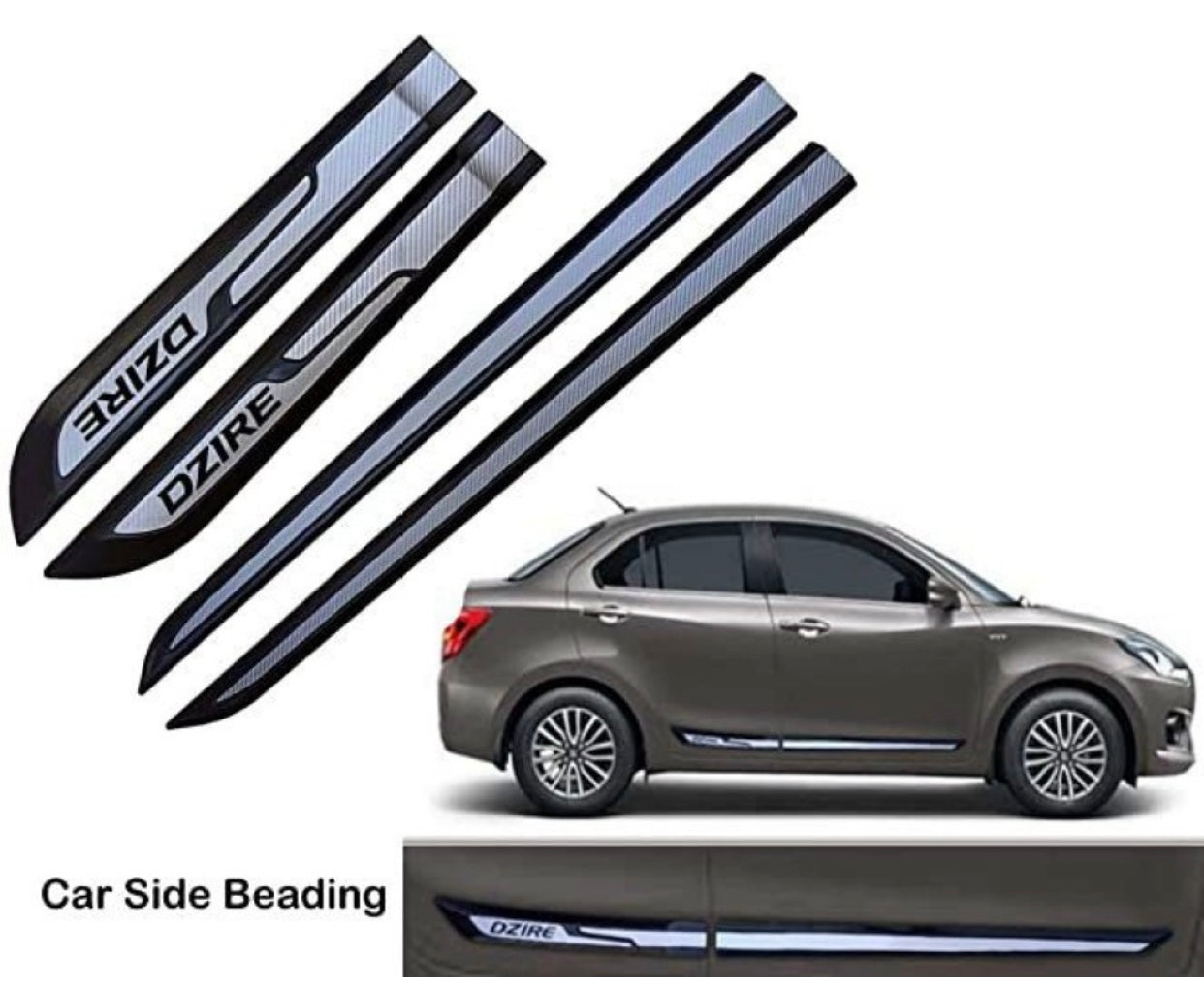 Genfrid Premium Quality Car Side Beading/Car Door Guards/Door Beading For Maruti Swift Dzire
