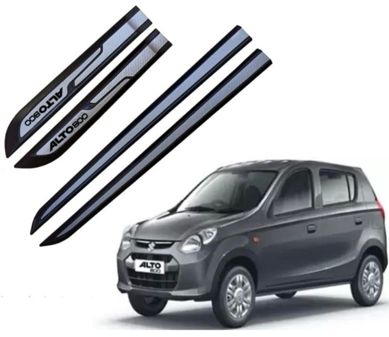 Genfrid Premium Quality Car Side Beading/Car Door Guards/Door Beading For Maruti Alto 800