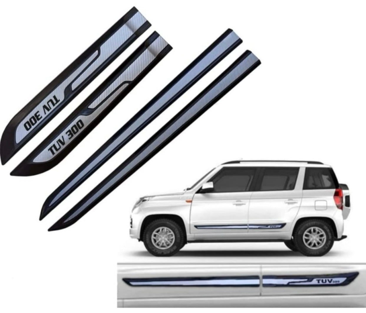 Genfrid Premium Quality Car Side Beading/Car Door Guards/Door Beading For Mahindra Tuv300