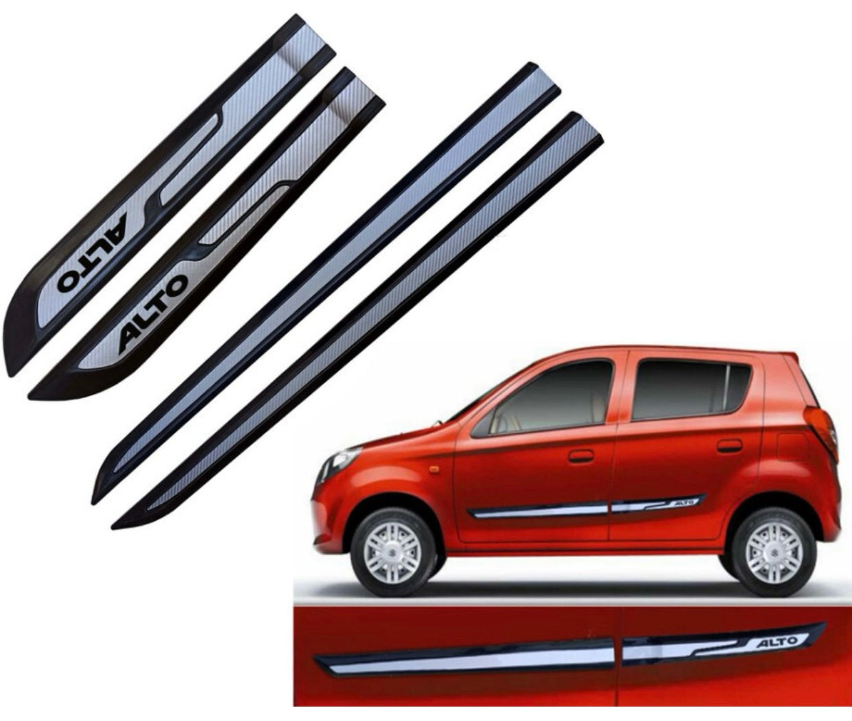 Genfrid Premium Quality Car Side Beading/Car Door Guards/Door Beading For Maruti Alto