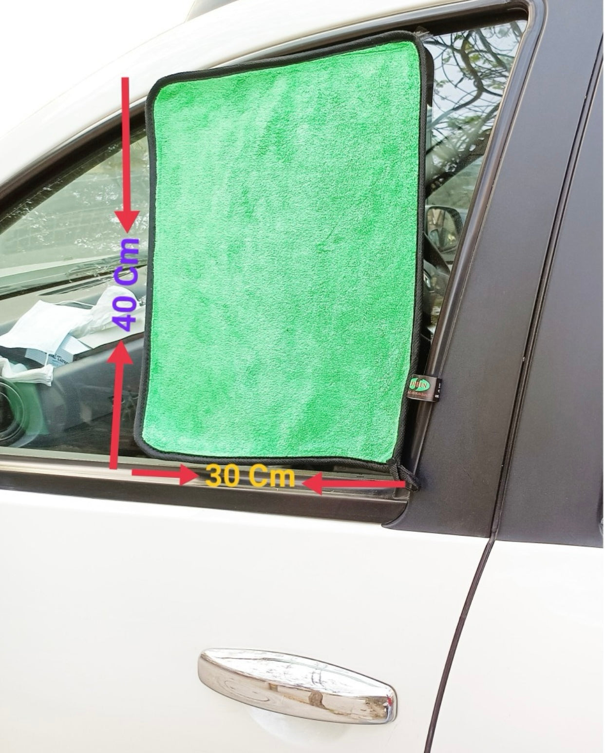GENFRID Microfiber Vehicle Washing Cloth (Pack Of 4, 800 GSM)
