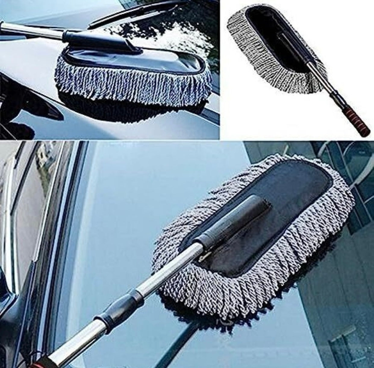 GENFRID Micro fiber Car Cleaning Duster Telescopic Brush Micro fiber Car Cleaning Duster Telescopic Brush Vehicle Interior Cleaner