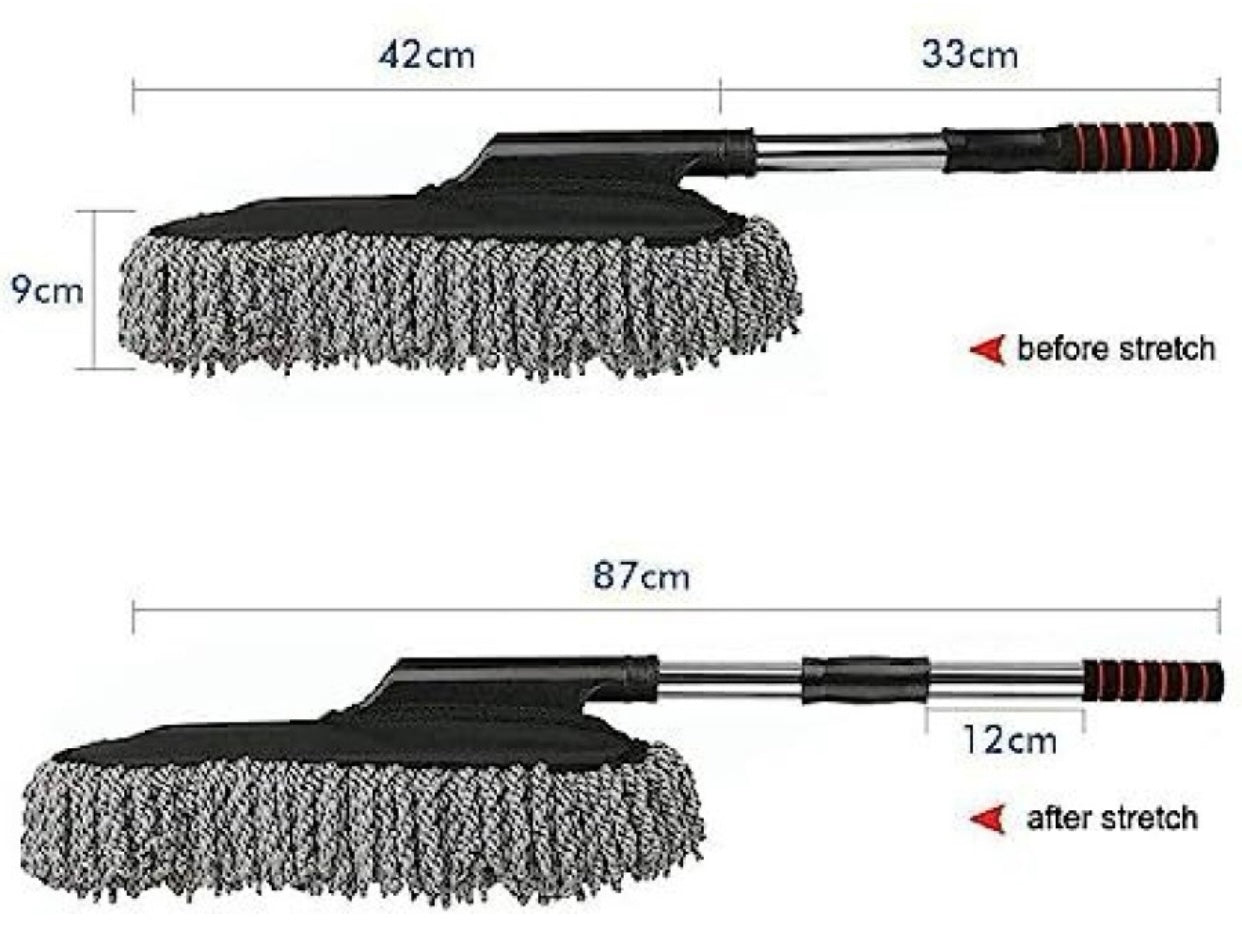 GENFRID Micro fiber Car Cleaning Duster Telescopic Brush Micro fiber Car Cleaning Duster Telescopic Brush Vehicle Interior Cleaner