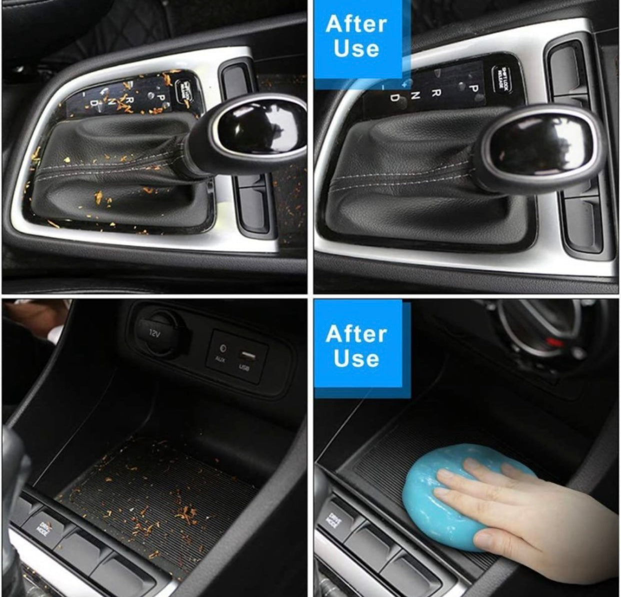 GENFRID Multipurpose Car Ac Vent Interior Keyboard Laptop PC Electronic Products Cleaning Cleaner Slime Gel Jelly Putty Kit Pack of 1 Vehicle Interior Cleaner