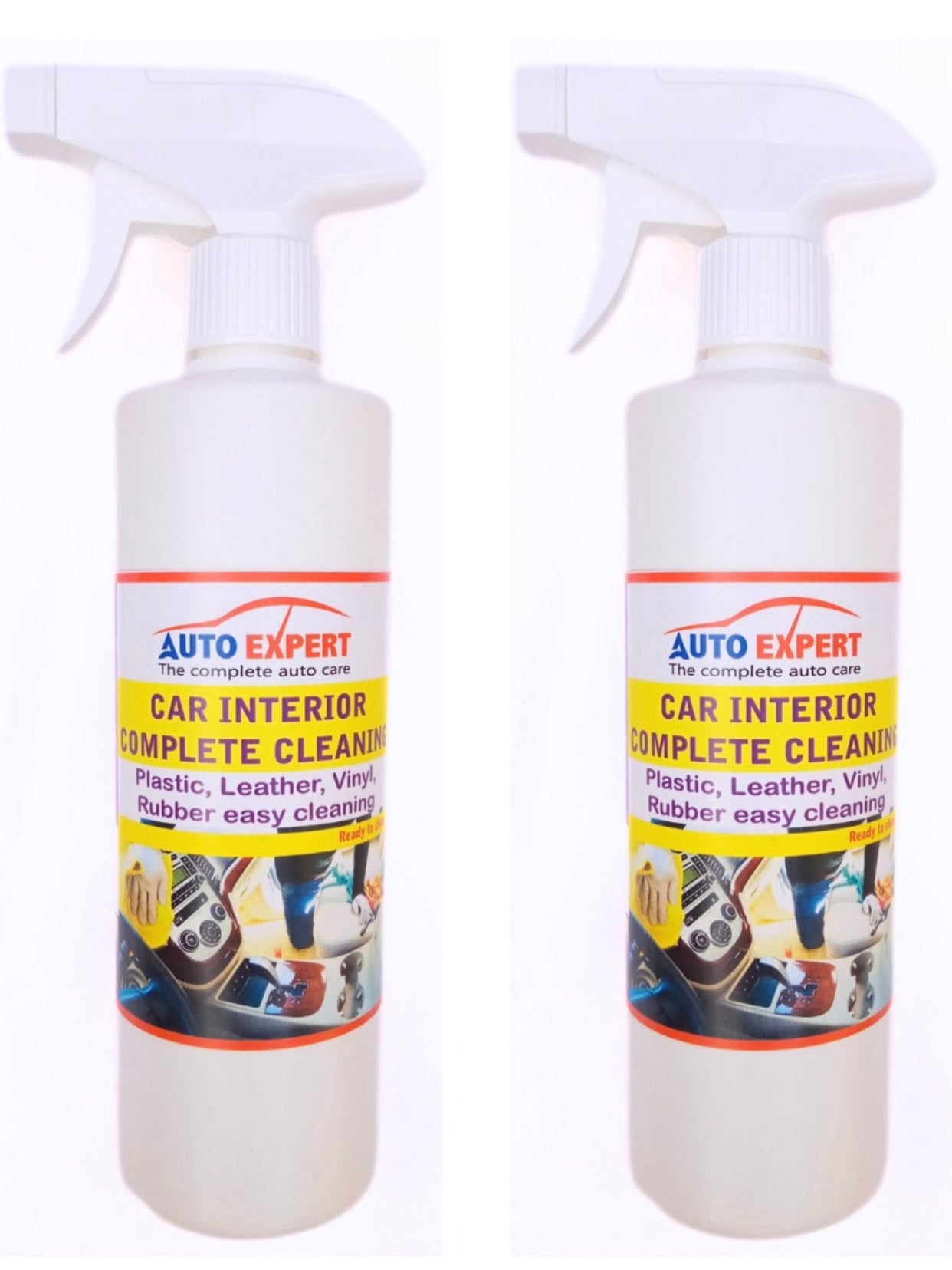 GENFRID Car Interior Cleaner Seats/Dashboard/Door-side/Vinyl/Foot-Matte Cleaning Vehicle Interior Cleaner