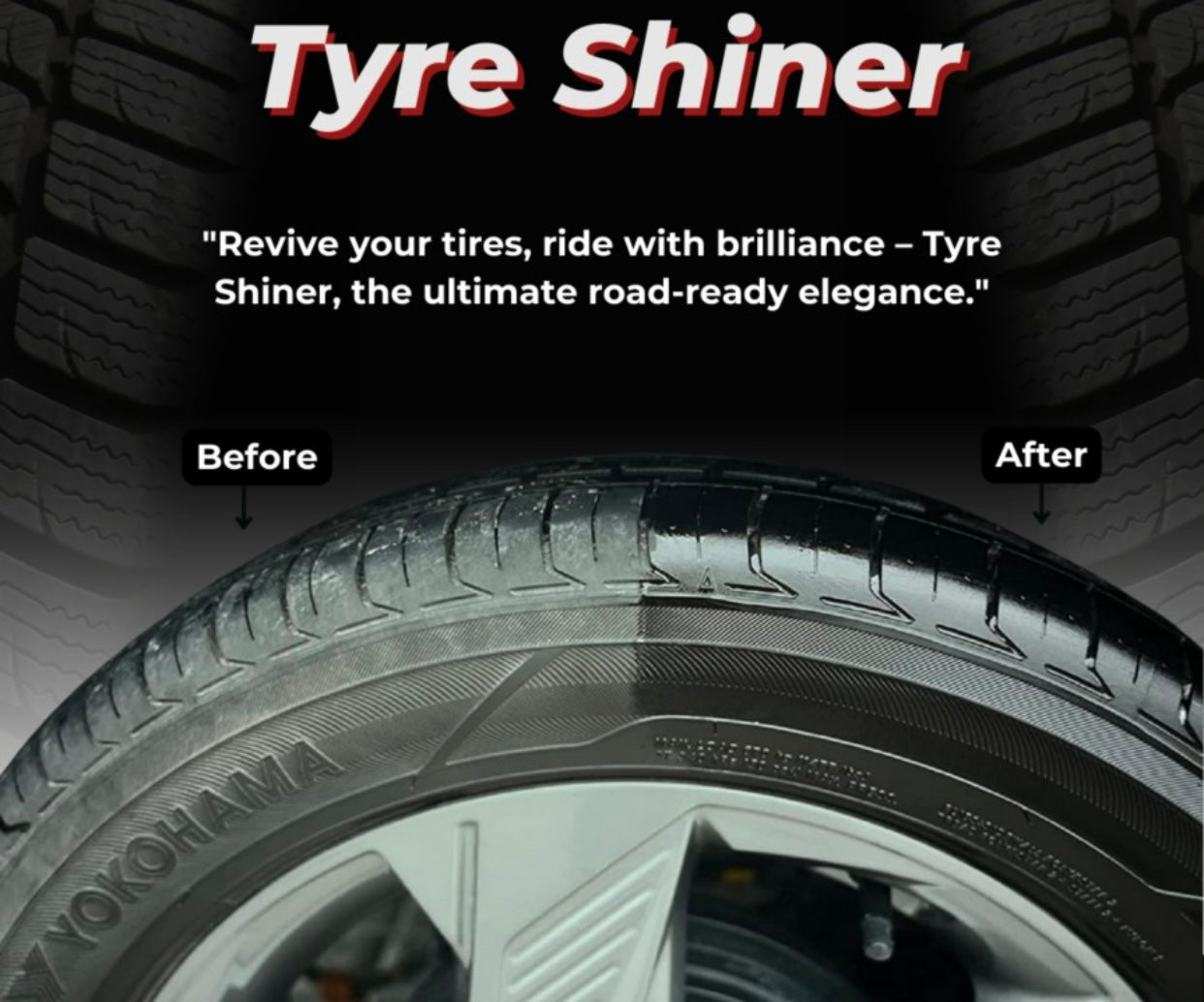GENFRID Tyre Polish Spray for Car & Bike 450 ml Wheel Tire Cleaner (Pack of 1)