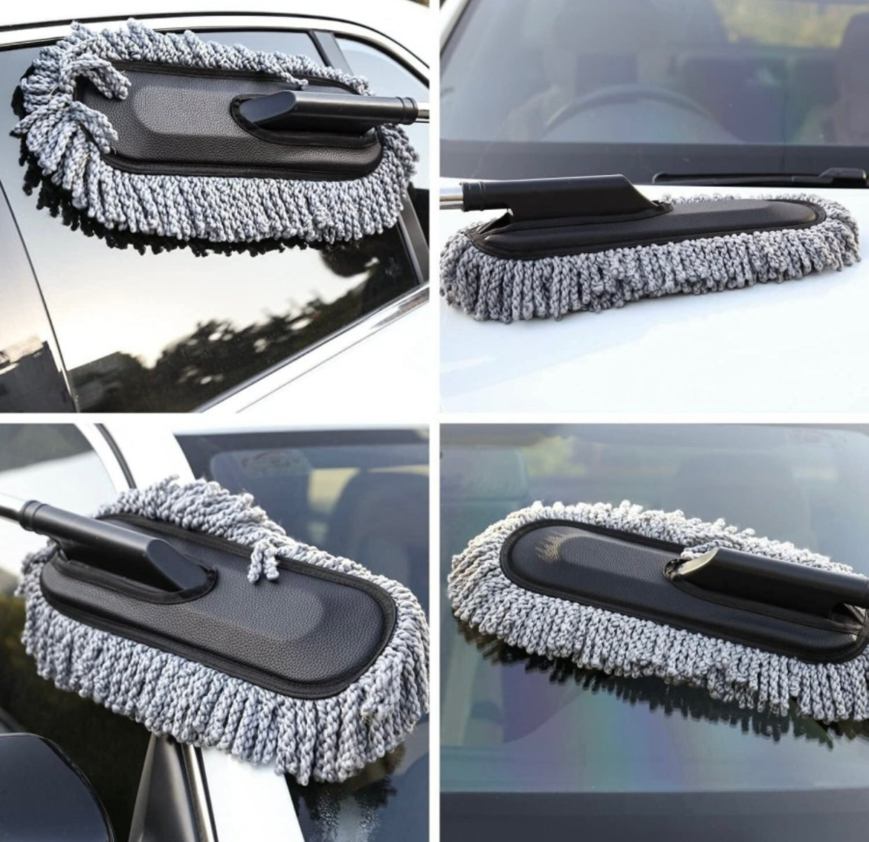 GENFRID Microfiber Vehicle Washing Duster (Pack Of 2, 800 GSM)