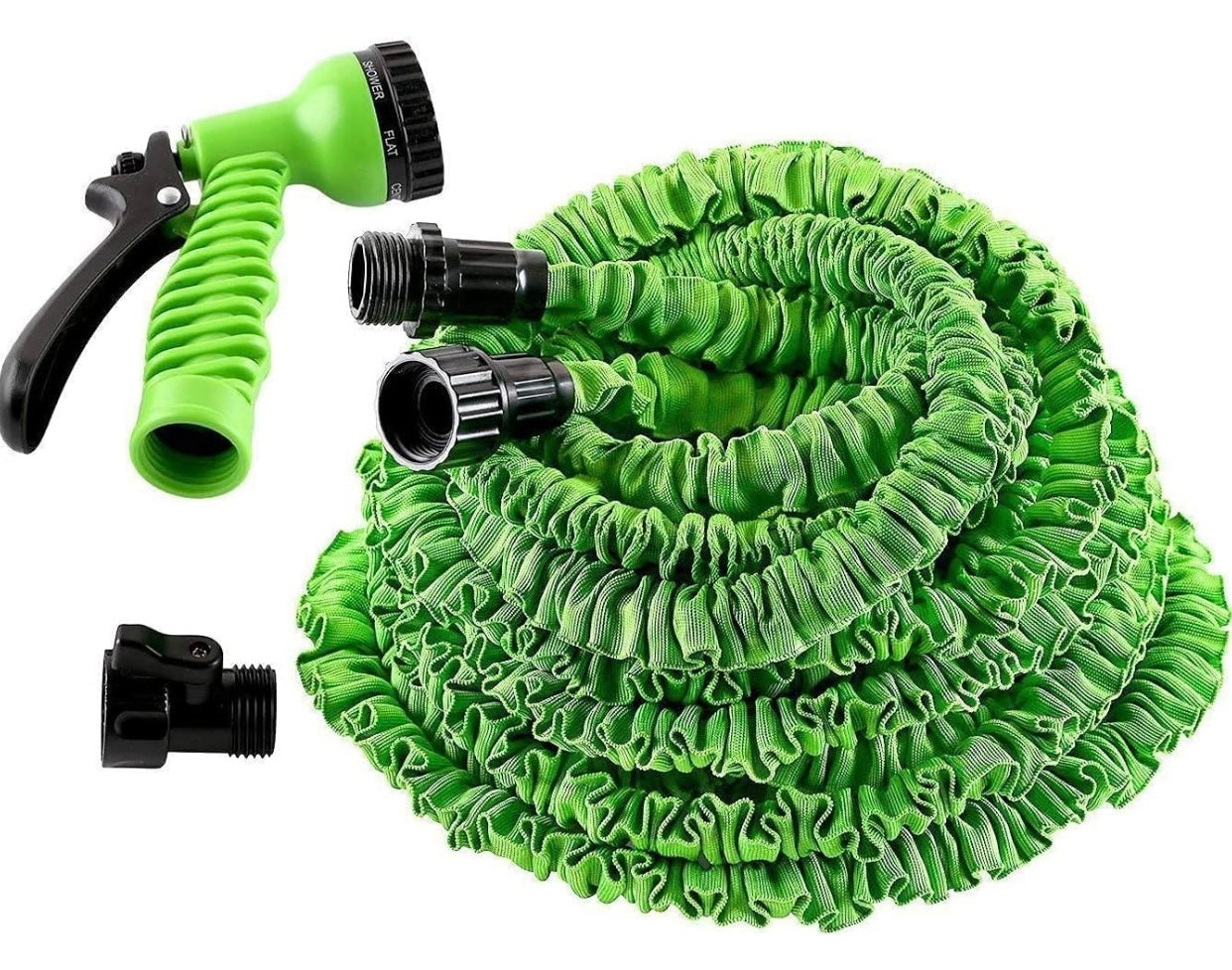 GENFRID Expandable Car Washing Pipe With Free Function Spray Nozzle, for House/Car/Floor/Yard Wash 7.5M 25ft
