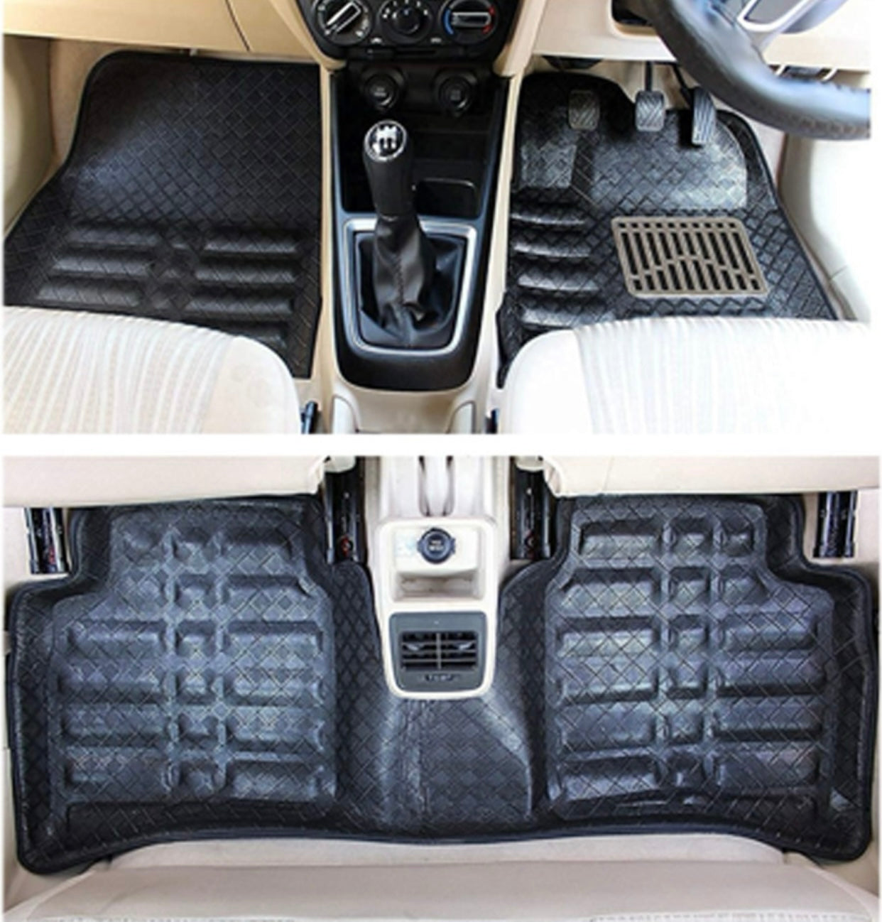GENFRID 3D Car Mat (For All 5 Seater Cars)-5Pcs Mat