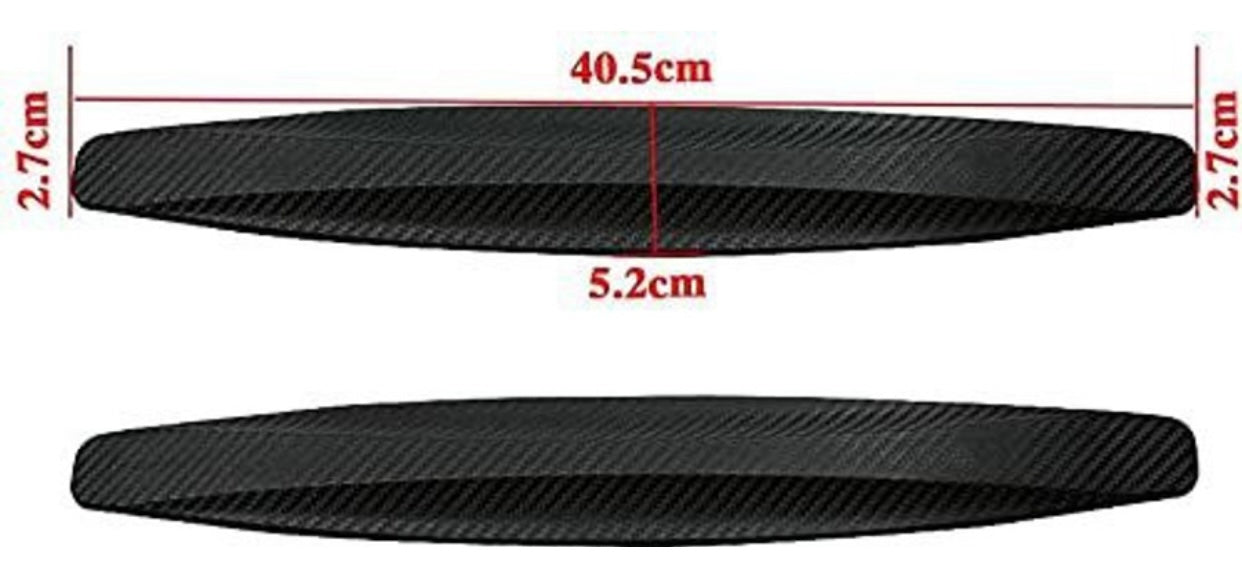 GENFRID Car Door Bumper Guard Rubber (Black, Pack of Bumper Protector for All Cars 4Pcs, Datsun, Fiat, Ford, Honda, Hyundai, Maruti, Nissan, Renault, Skoda, Tata, Toyota, Volkswagen, Volvo, Universal For Car)