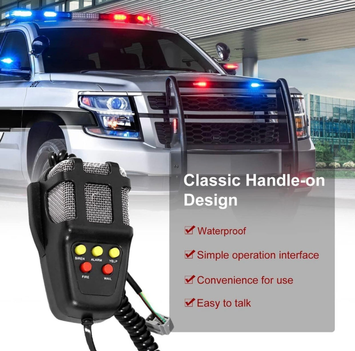 GENFRID Car SIren For Car,Bike,Truck/Car Horn For Car,Bike,Truck (7 TUNES)