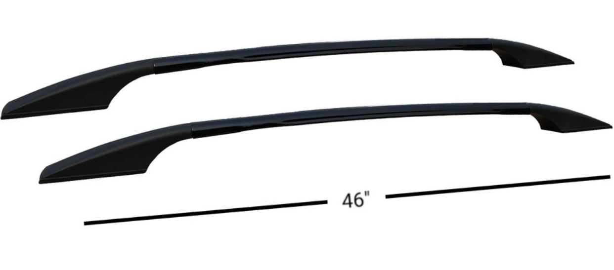 Genfrid Car Roof-Rail Black (Universal) (Small Cars)
