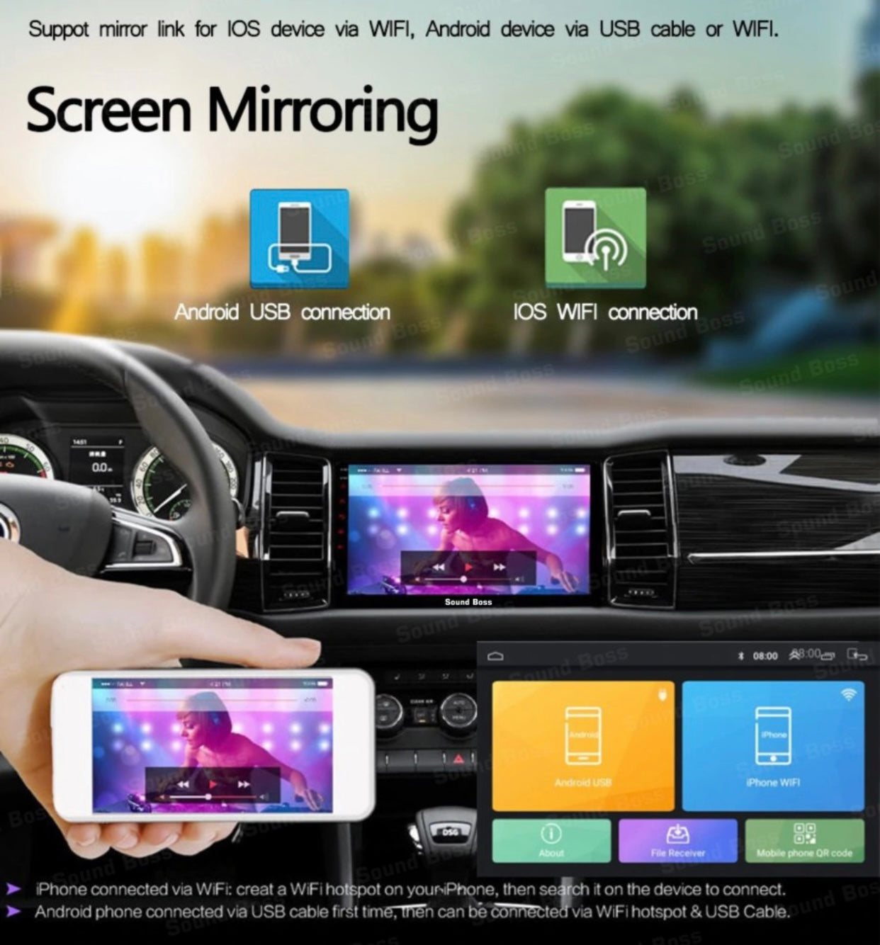 Genfrid Car Media Player 9inch Android