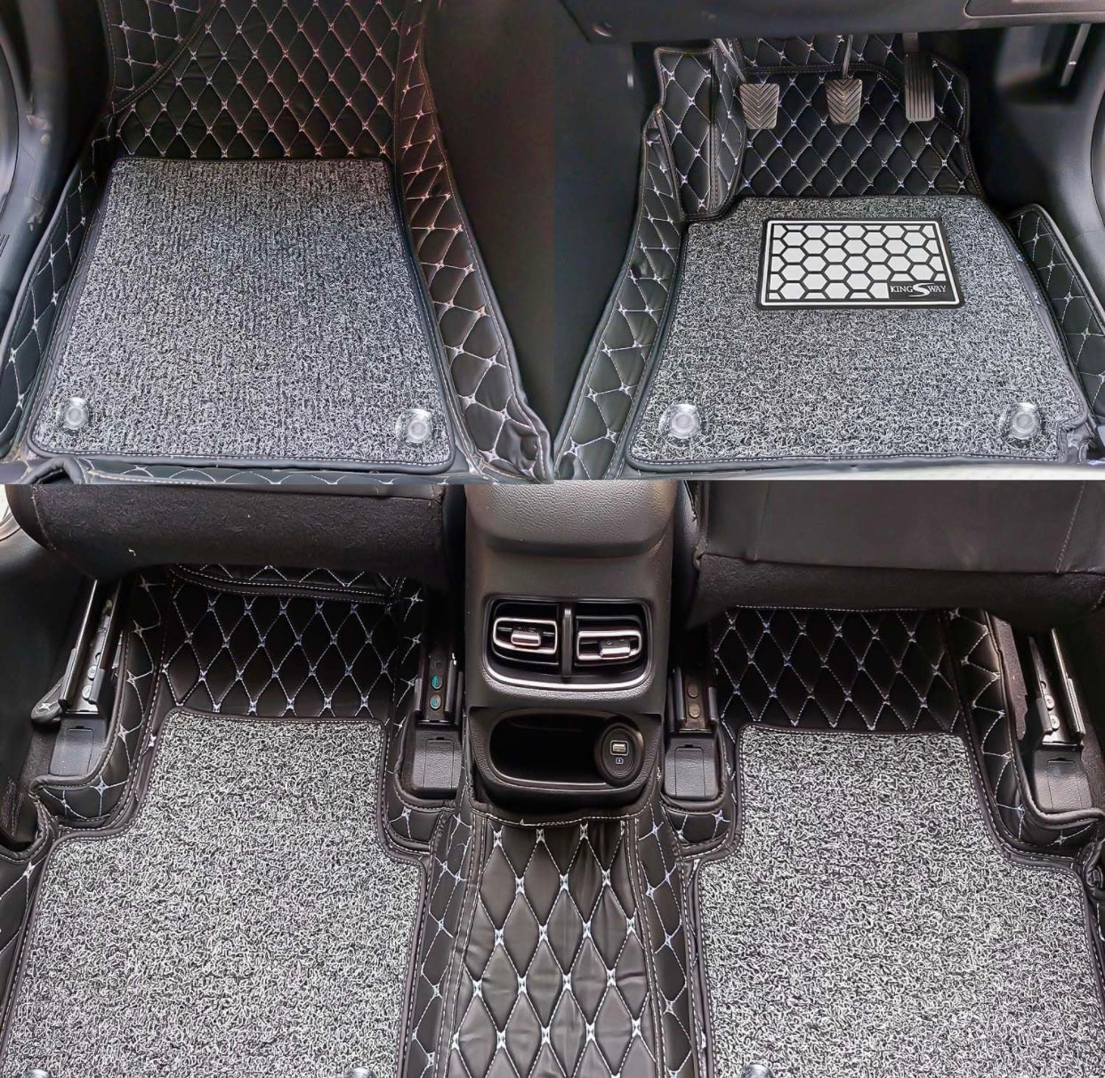 Genfrid 7D Premium Custom Fitted Car Mats For Tata Indica Vista