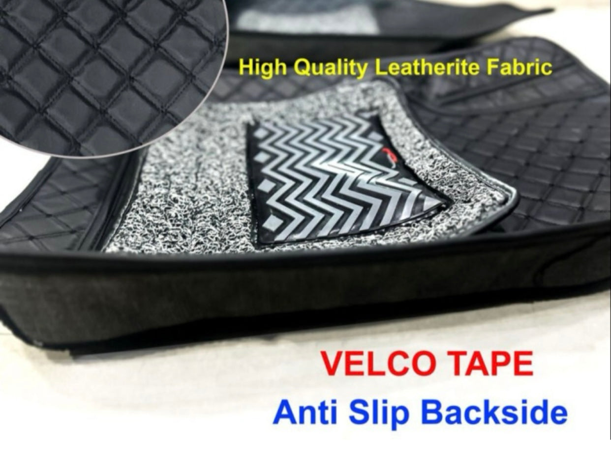 GENFRID 7D Car Mat (For All 5 Seater Cars)-3Pcs Mat