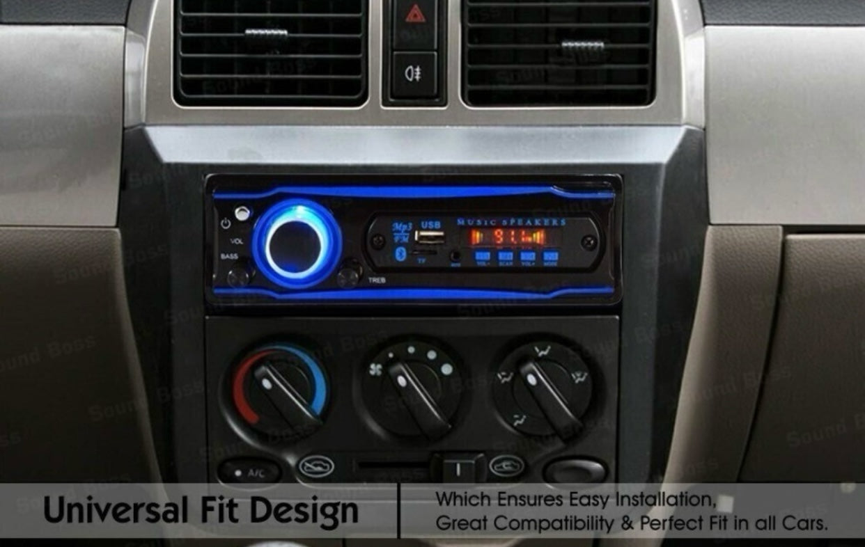 GENFRID-(LITE X1) "BLUETOOTH/USB/SD/AUX/FM/MP3. Car Stereo (Single Din) "