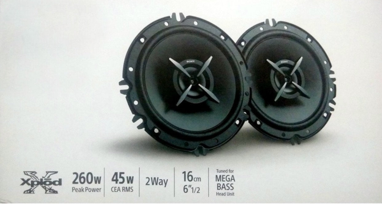 Genfrid (6 inch)2 Way Mega Bass Coaxial Car Speaker (260 W)