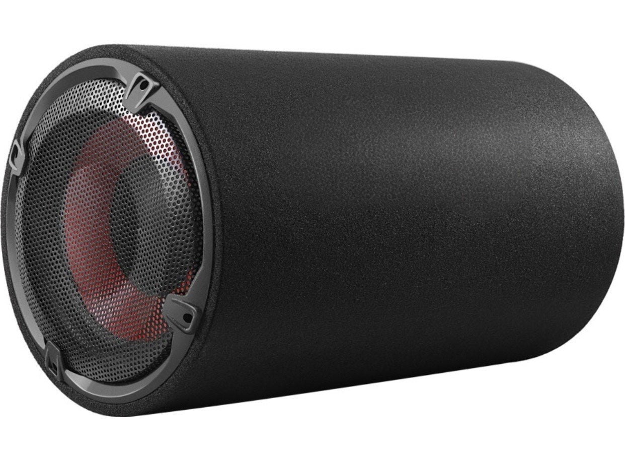 Genfrid (10 inch) Active Round Car Bass tube With Inbuilt Imported Amplifier Subwoofer (Powered , RMS Power: 400 W)