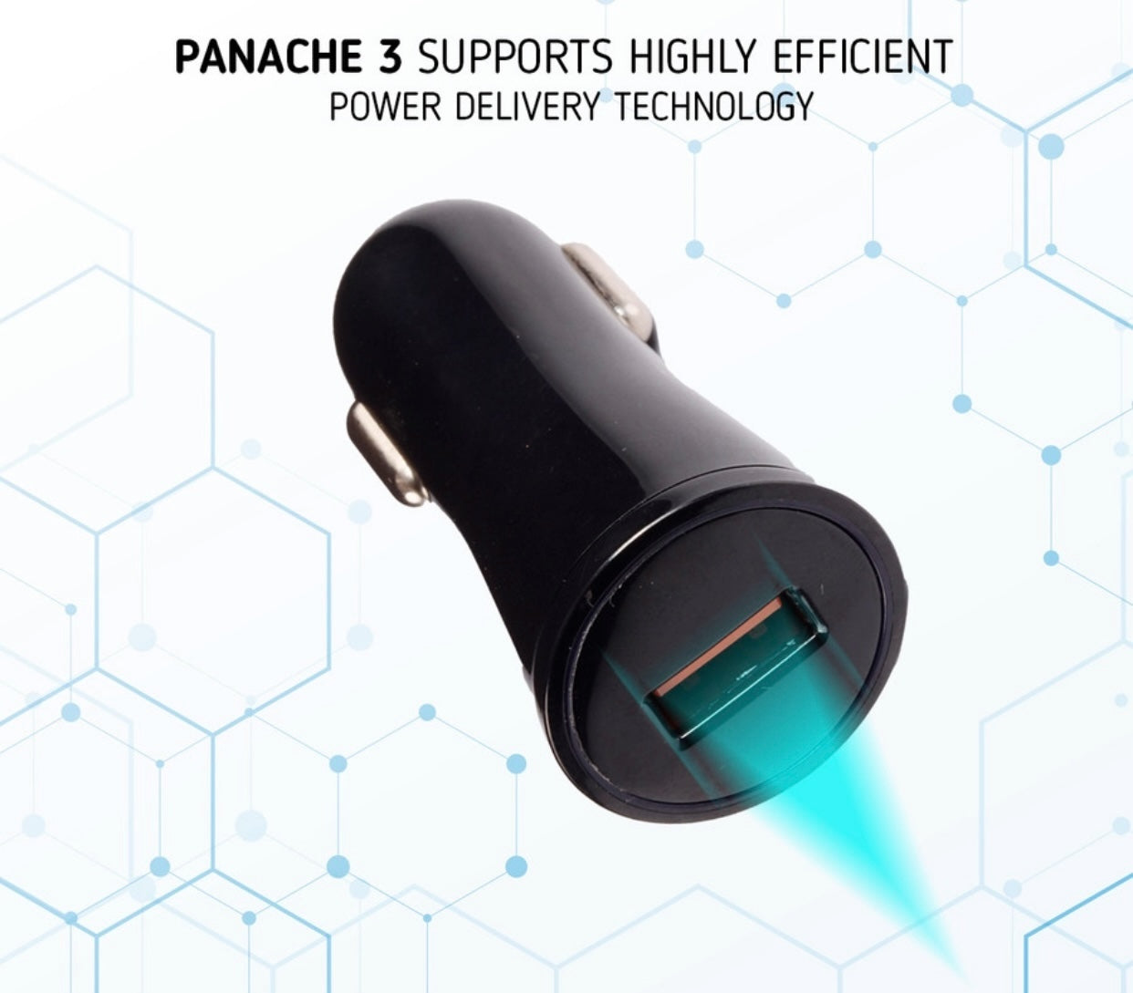 GENFRID Turbo Car Charger 18 W Qualcomm 3.0 (Black)
