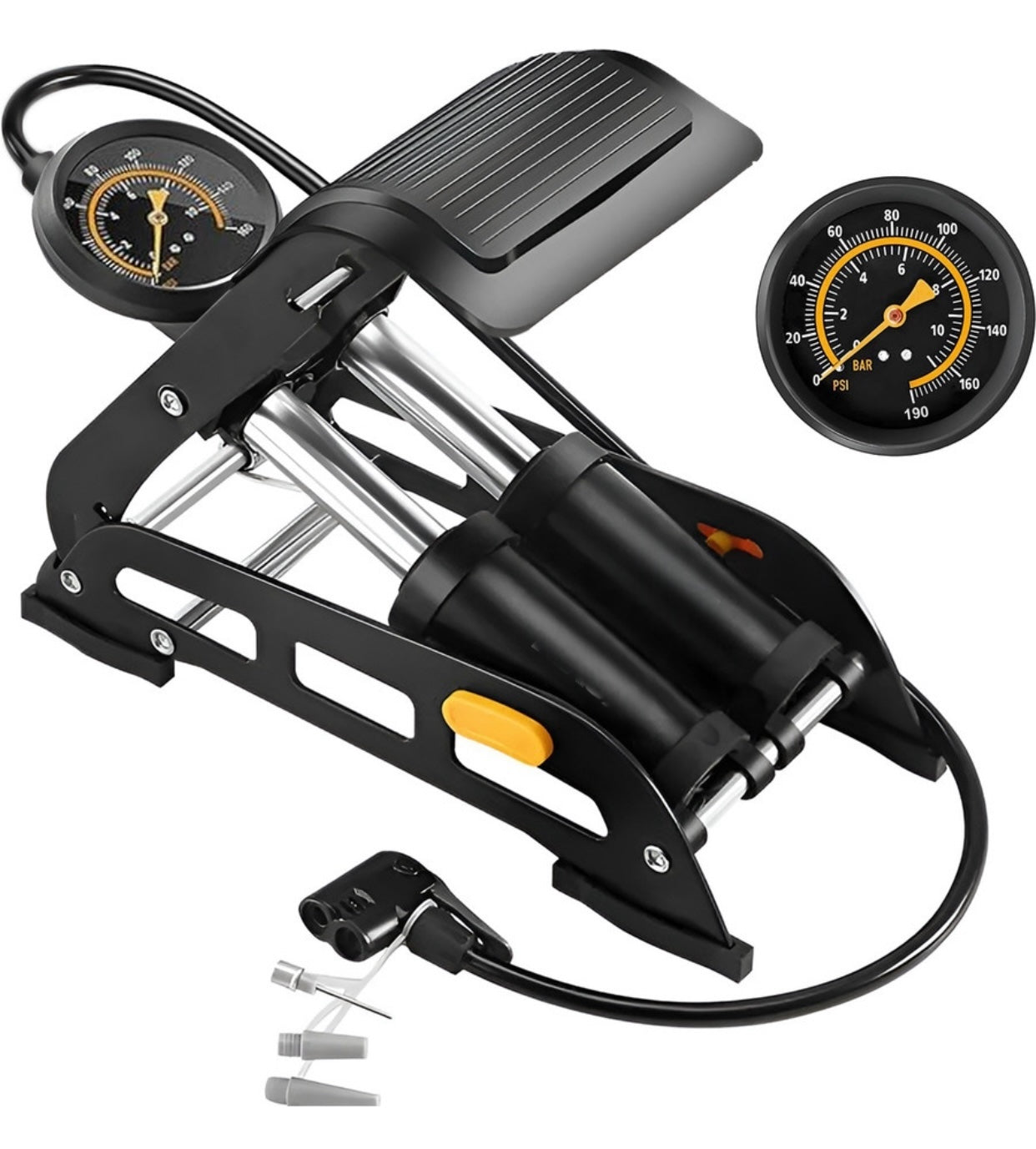 GENFRID Car Tyre Air Pump 191 psi (for Car & Bike)