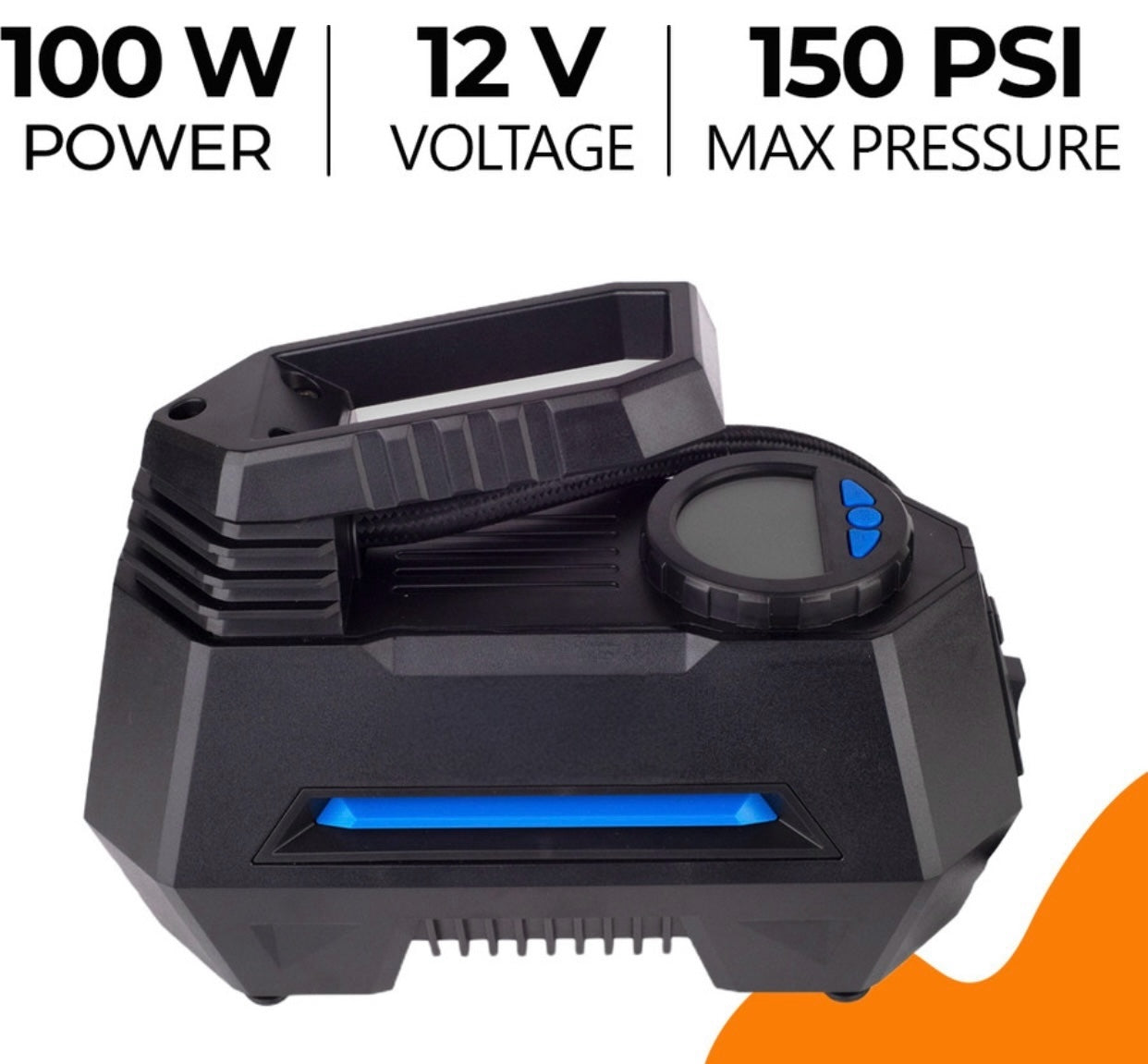 GENFRID Car Tyre Air Pump 150 psi for Car & Bike