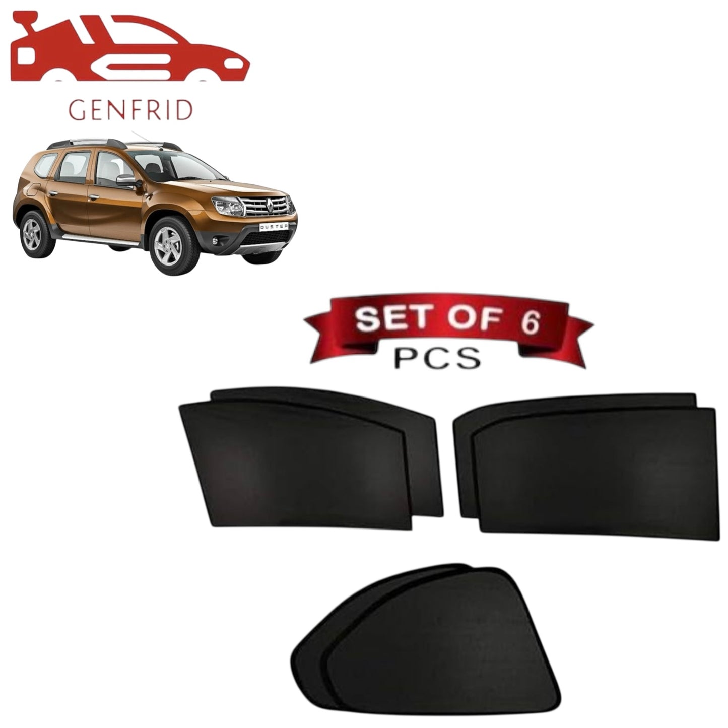 Genfrid Car Sunshade/Car Side Window Shades For Tata Harrier