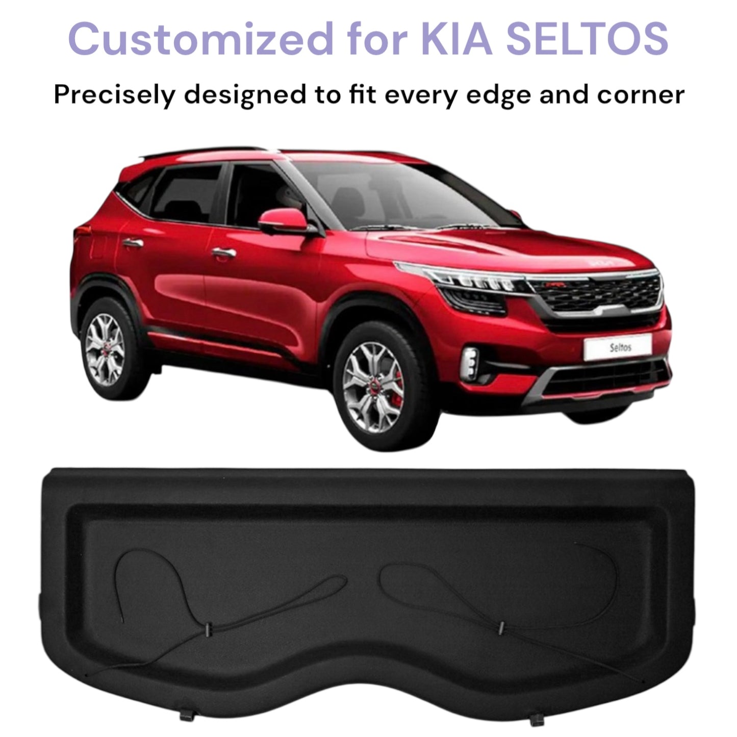 GENFRID Parcel Tray/Car Parcel Tray/Diggy Luggage Tray For Kia Seltos