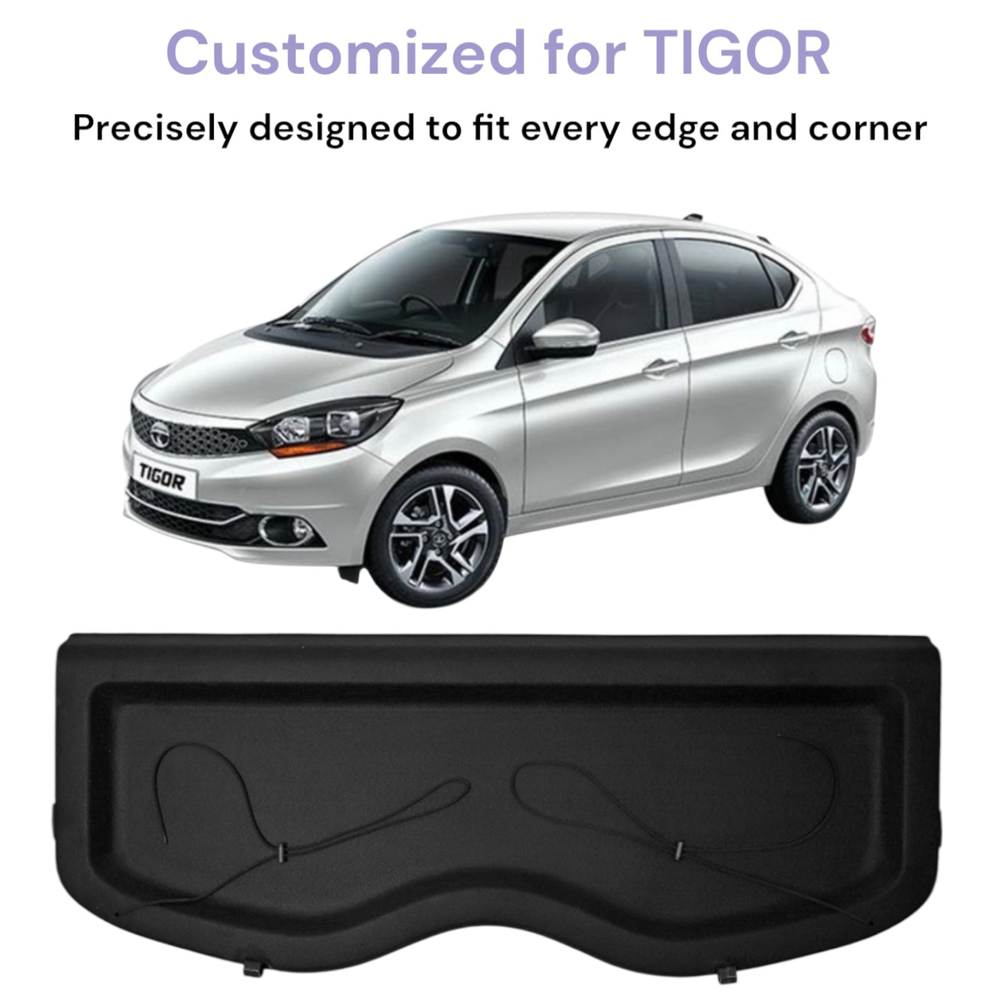 GENFRID Parcel Tray/Car Parcel Tray/Diggy Luggage Tray For Tata Tigor