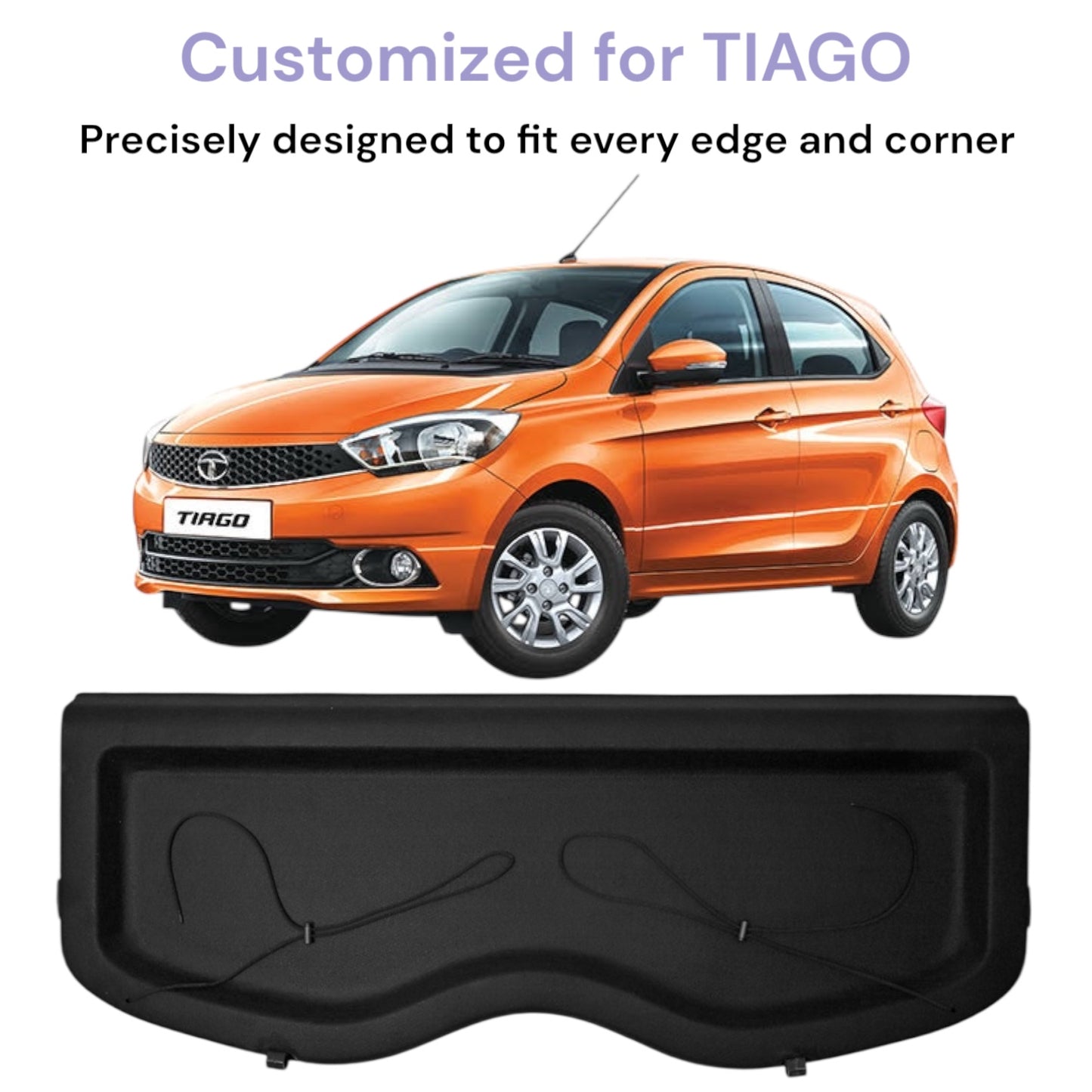 GENFRID Parcel Tray/Car Parcel Tray/Diggy Luggage Tray For Tata Tiago