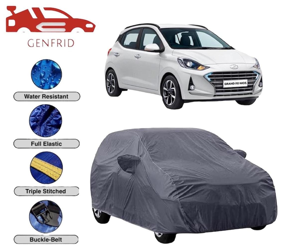 Genfrid Premium Custom Fitted Car Body Cover For Hyundai i10 Grand Nios