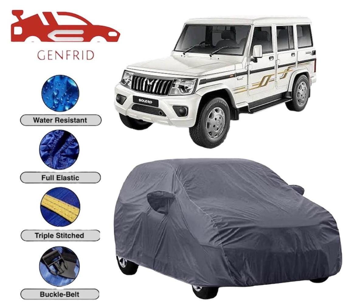 Genfrid Premium Custom Fitted Car Body Cover For Mahindra Bolero