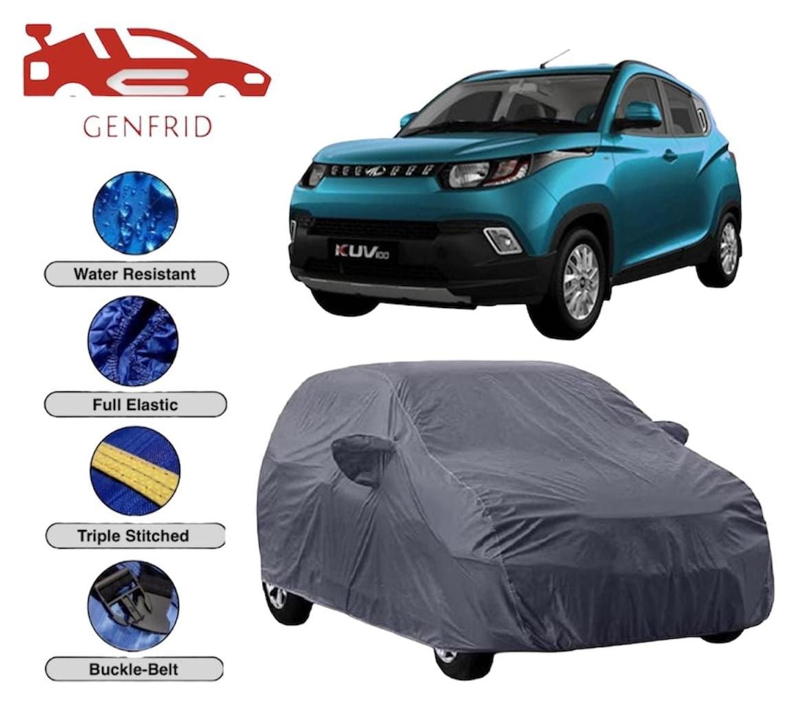 Genfrid Premium Custom Fitted Car Body Cover For Mahindra Kuv 100