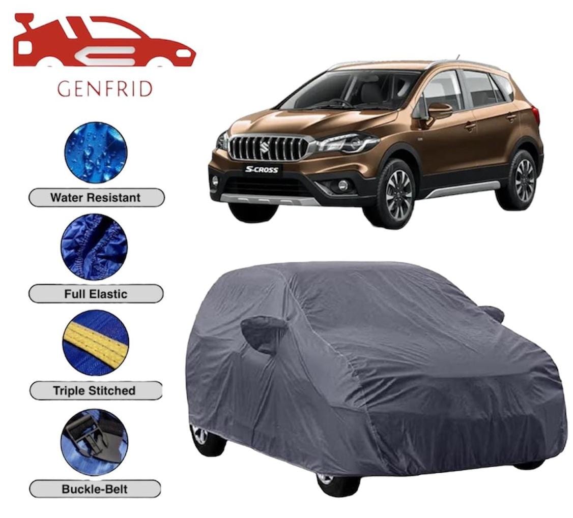 Genfrid Premium Custom Fitted Car Body Cover For Maruti Scross