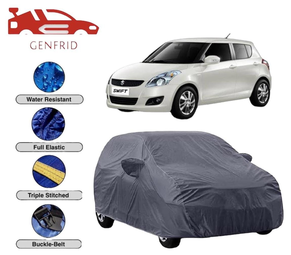 Genfrid Premium Custom Fitted Car Body Cover For Maruti Swift 2006 - 11
