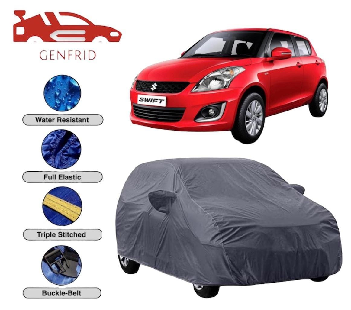 Genfrid Premium Custom Fitted Car Body Cover For Maruti Swift 2012 - 16