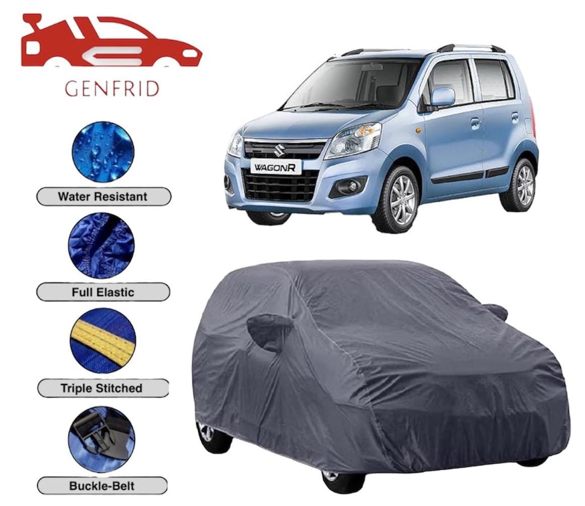 Genfrid Premium Custom Fitted Car Body Cover For Maruti Wagonar 2010 - 18