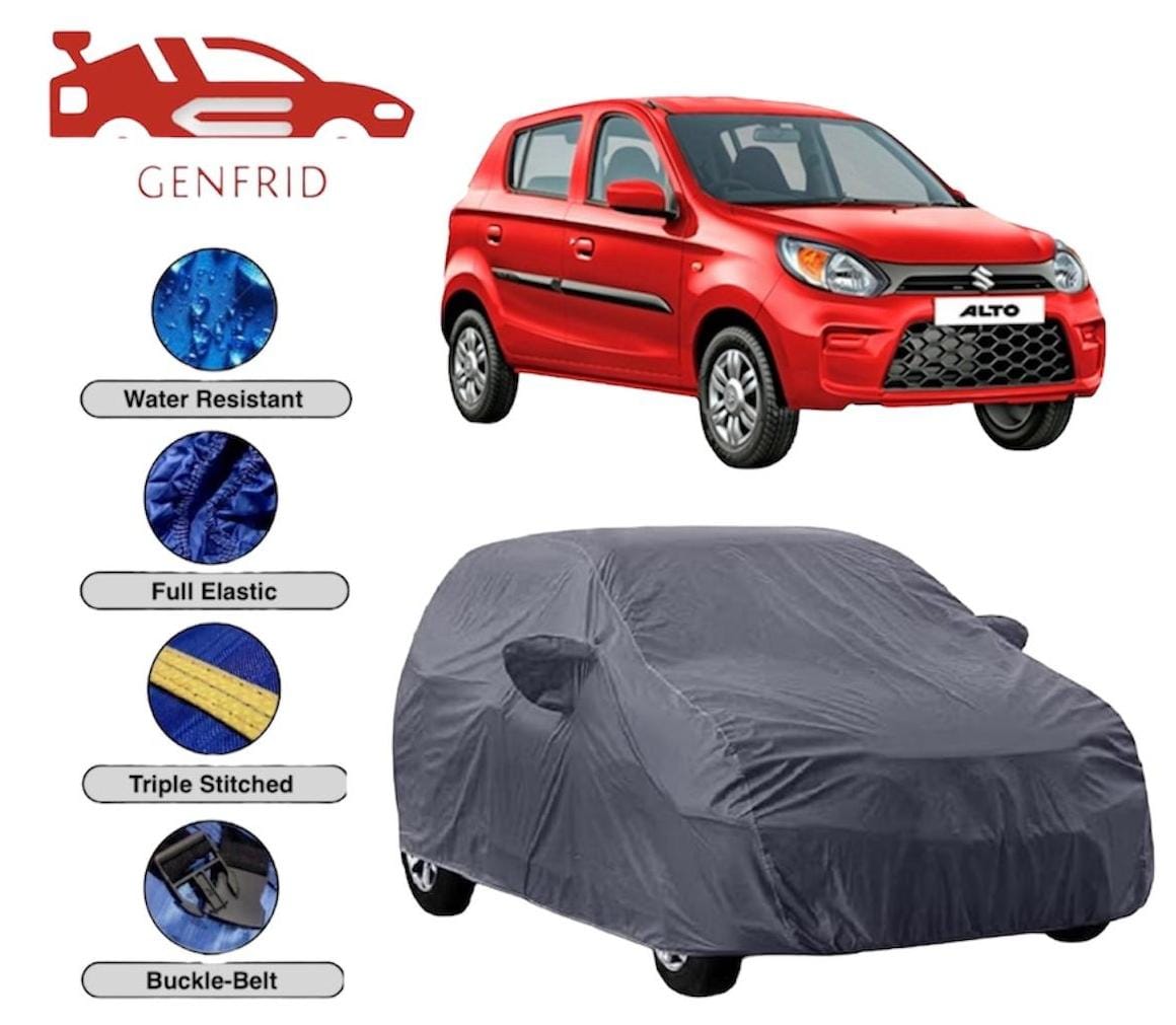 Genfrid Premium Custom Fitted Car Body Cover For Maruti Alto 800