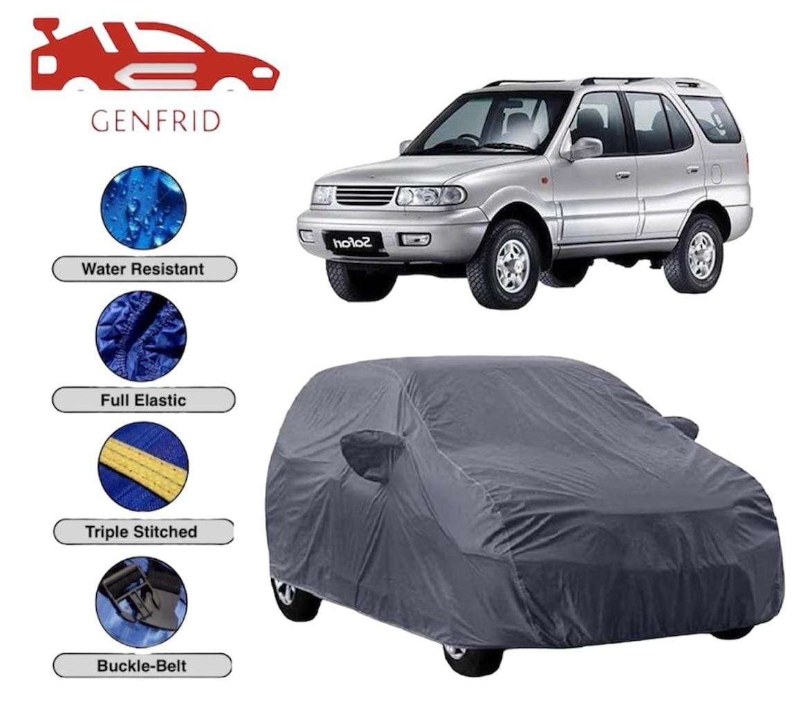Genfrid Premium Custom Fitted Car Body Cover For Tata Safari 2