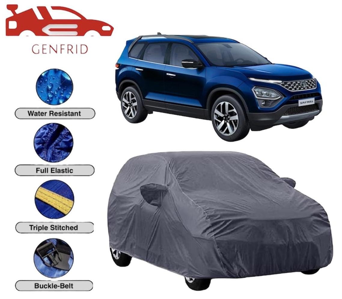 Genfrid Premium Custom Fitted Car Body Cover For Tata Safari 2021